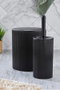 Mijölnir Juego de baño de 2 piezas Negro PZR-062